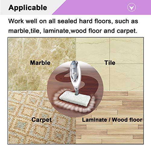 Extolife 10 Pack Washable Steam Mop Pads Replacement for Shark Steam Pocket Mops S3501 S3601 S3550 S3801 S3901 S3601D S3801CO S3901D S3455K S2902 SE450 - Image 4