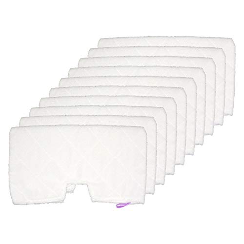 Extolife 10 Pack Washable Steam Mop Pads Replacement for Shark Steam Pocket Mops S3501 S3601 S3550 S3801 S3901 S3601D S3801CO S3901D S3455K S2902 SE450 - Image 1