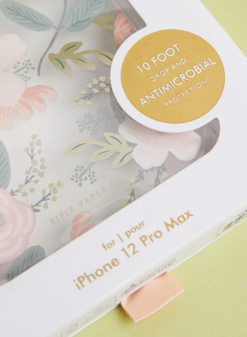 Rifle Paper Co Wild Flowers Micropel Iphone  12 Pro Max Case