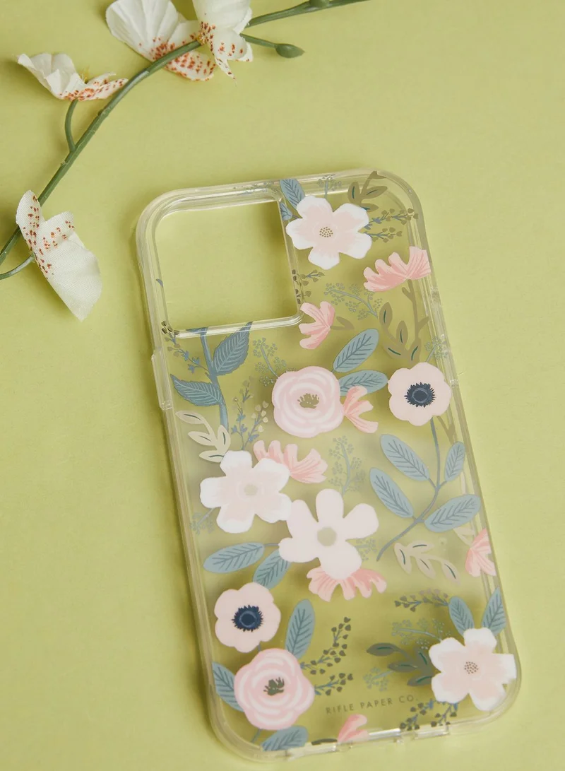 Rifle Paper Co Wild Flowers Micropel Iphone  12 Pro Max Case