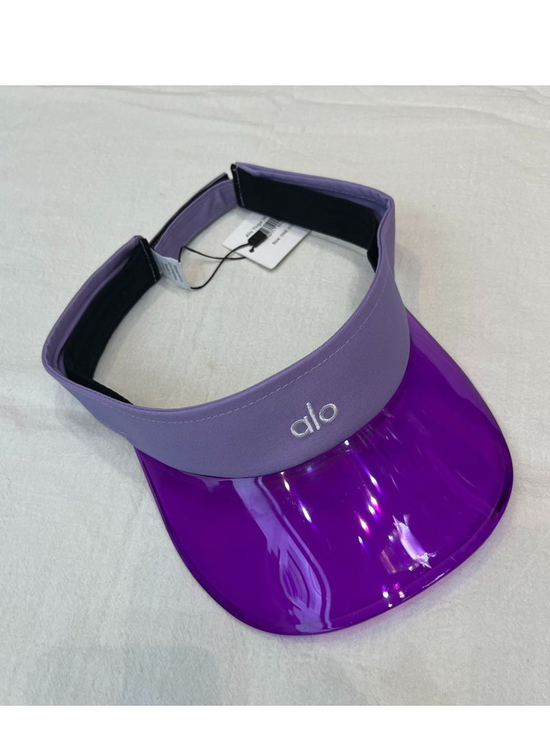 Alo purple sun hat, baseball cap