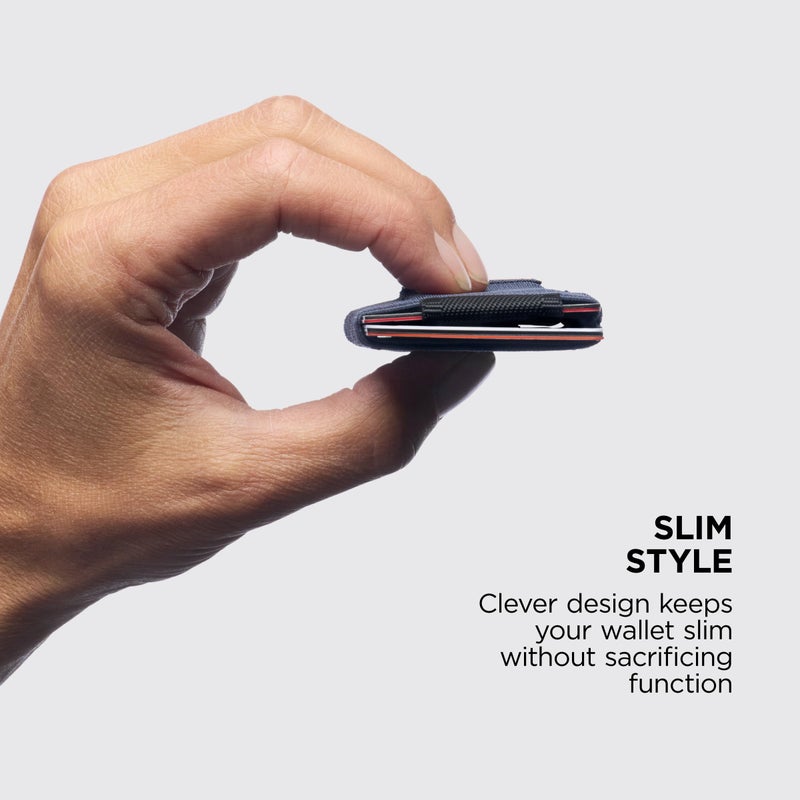 NOMATIC Minimalistic Wallet for Men and Women - Slim Wallet Fits In Front Pocket - Holds 4-15 Cards - Hidden Cash Holder and Key Holder Pocket (Black) - Image 5