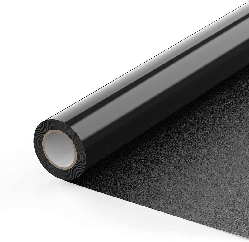 Sun Bird Blackout Window Film Totally Privacy 99.9% Light Blocking Window Heat Control Anti-UV Static Cling Window Film for Privacy Night Working Baby Room and Day Sleeping (12 X 78 Inches) - Image 1