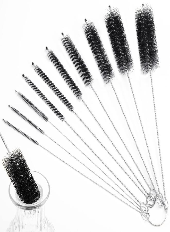 LoveInUSA LoveInUSA Straw Cleaner Brush, Nylon Tube Brush Set Small Bottle Brush Nylon Pipe Tube Cleaner 8 Inch, Set of 10pcs - Image 2