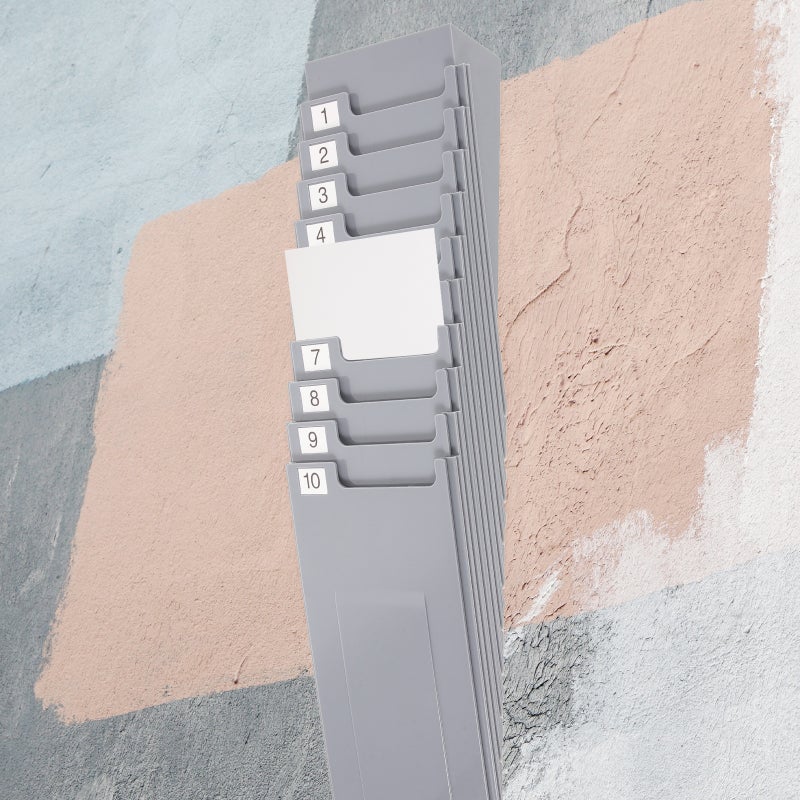 Wall-mounted Shelf for Organizing Goods Cards with Durable Construction - Image 3