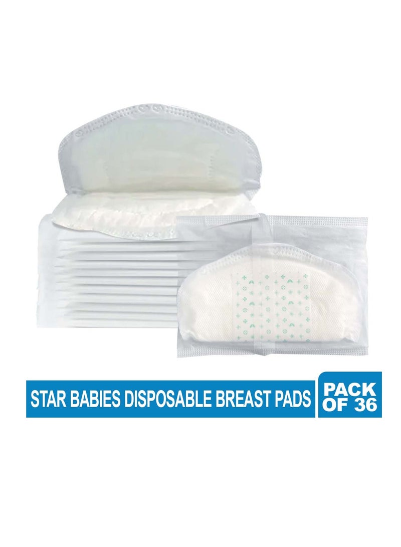 Star Babies Disposable Breast Pad - Pack of 36 - Image 2