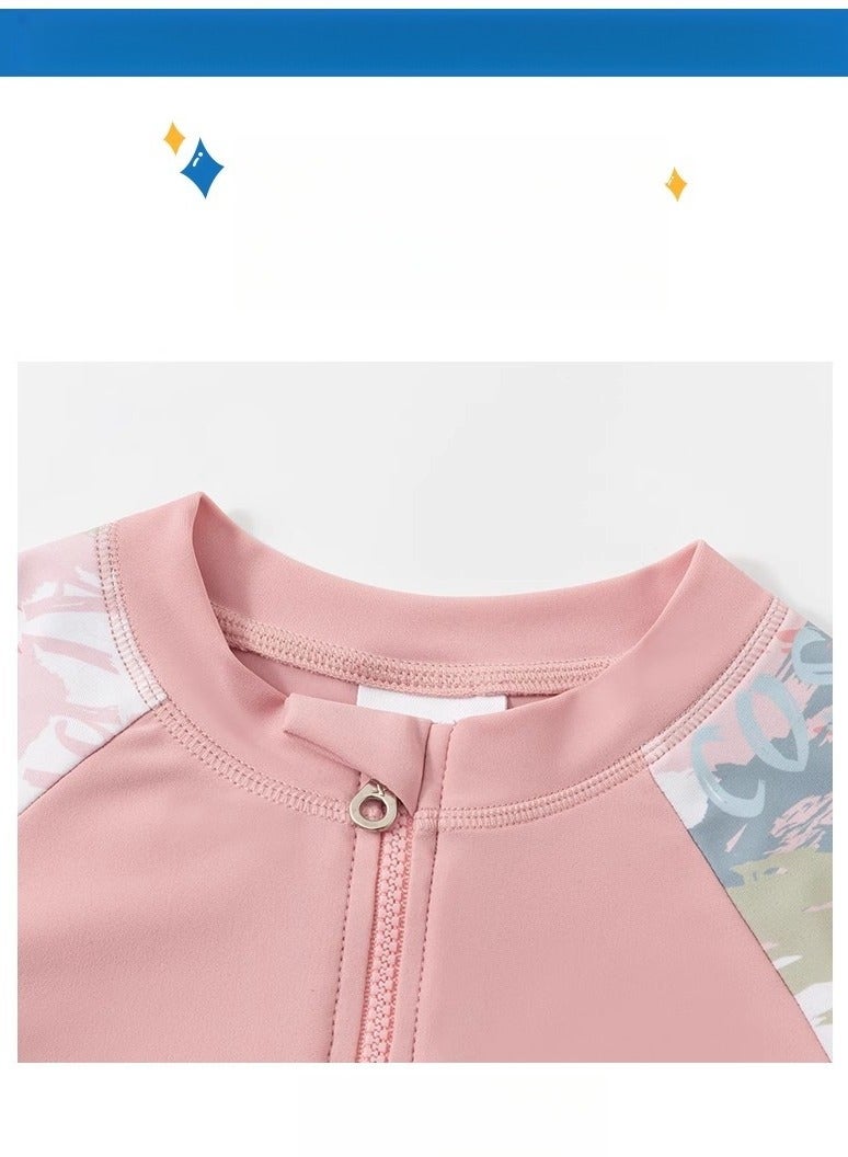 XTEP Children's Long Sleeved And Long Pants Training Swimsuit - Image 3