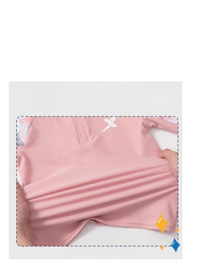 XTEP Children's Long Sleeved And Long Pants Training Swimsuit - Image 4
