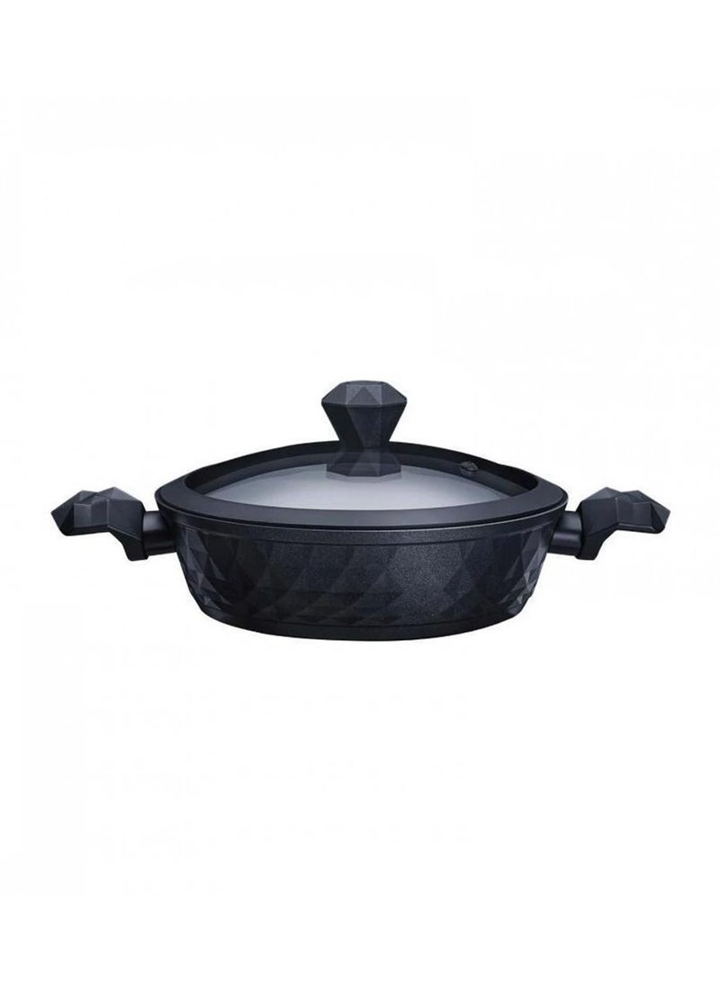 كاراجا قدر للطهي مع غطاء مع مقابض مضاد للبكتيريا بيو دايموند 30 سم/ 5.0 لتر من كاراجا  - Image 2