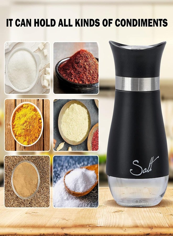 WALL INTERIORS Salt & Pepper Shaker Set – Refillable Stainless Steel Spice Dispensers – Multicolor Seasoning Bottles for Kitchen, Tabletop, Travel, Picnic & Restaurants - Image 2