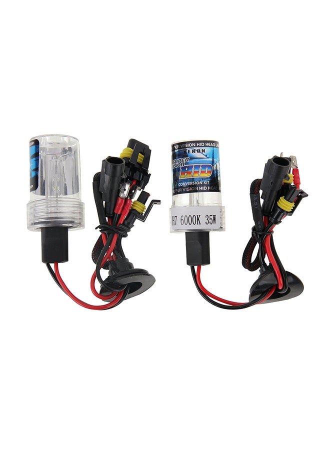 Loquat 2-Piece DC12V 35W H7 HID Xenon Light Waterproof Head Lamp - Image 1