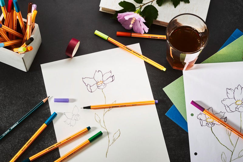 STABILO Fineliner point 88 ARTY - Wallet of 65 - Assorted Colors - Image 5