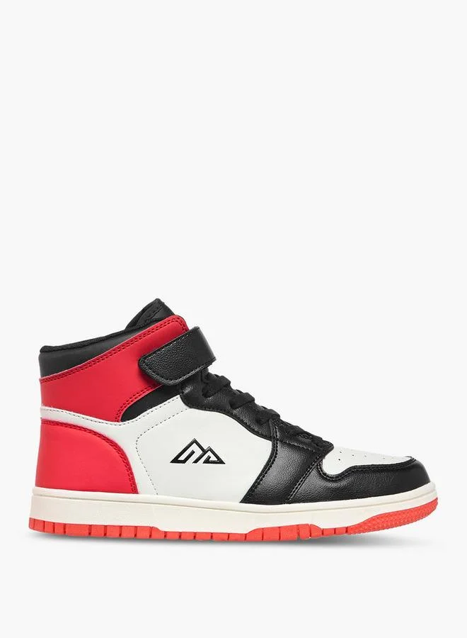 Oaklan by Shoexpress  Boys Panelled High-Top Sports Shoes With Hook And Loop Closure for Men | Best Price UAE