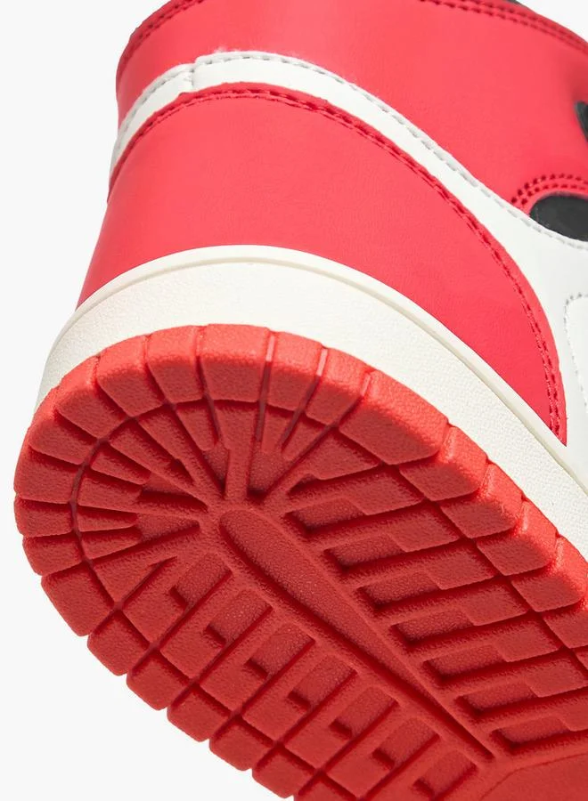 Oaklan by Shoexpress  Boys Panelled High-Top Sports Shoes With Hook And Loop Closure for Men | Best Price UAE