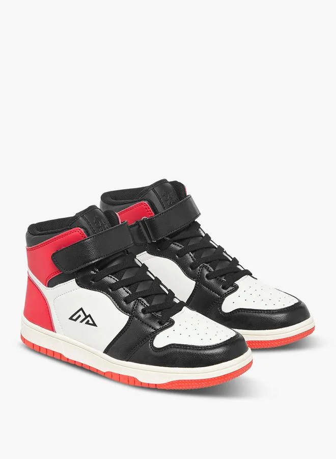 Oaklan by Shoexpress  Boys Panelled High-Top Sports Shoes With Hook And Loop Closure for Men | Best Price UAE