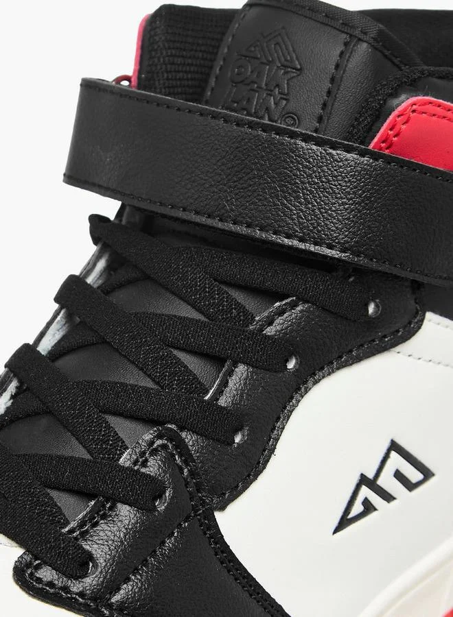 Oaklan by Shoexpress  Boys Panelled High-Top Sports Shoes With Hook And Loop Closure for Men | Best Price UAE