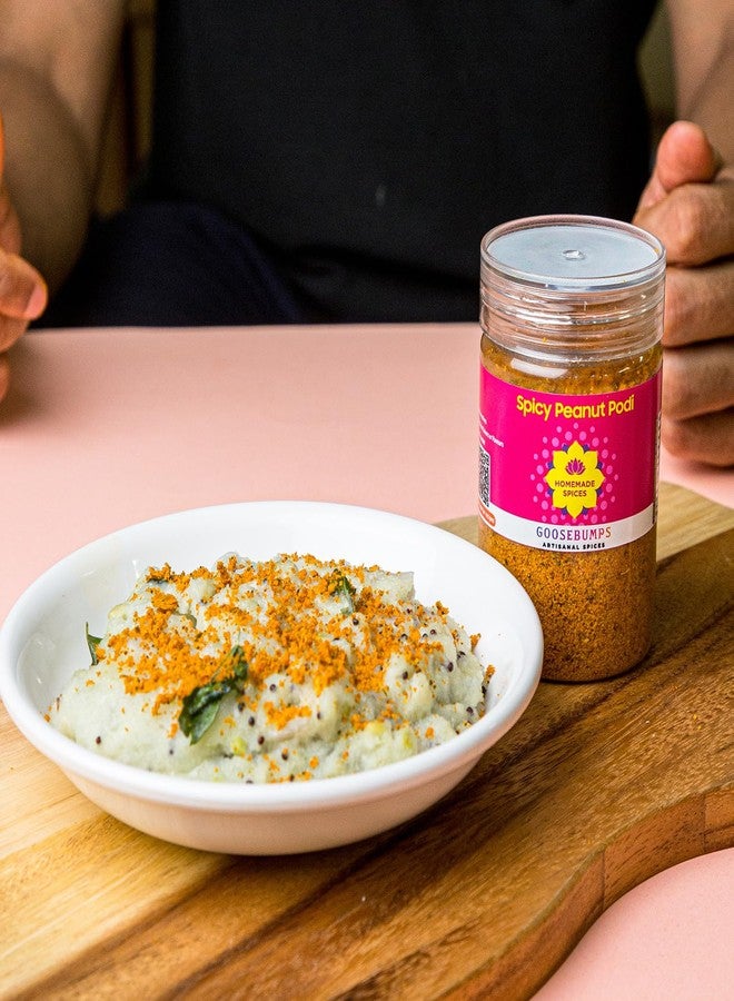 Goosebumps Spicy Peanut Podi | Idli Dosa Chutney Powder | Traditional, Home-made, Dry Roasted | Vegan Spice | 100% Natural Ingredients | Artisanal & Authentic | 90 GMS - Image 5