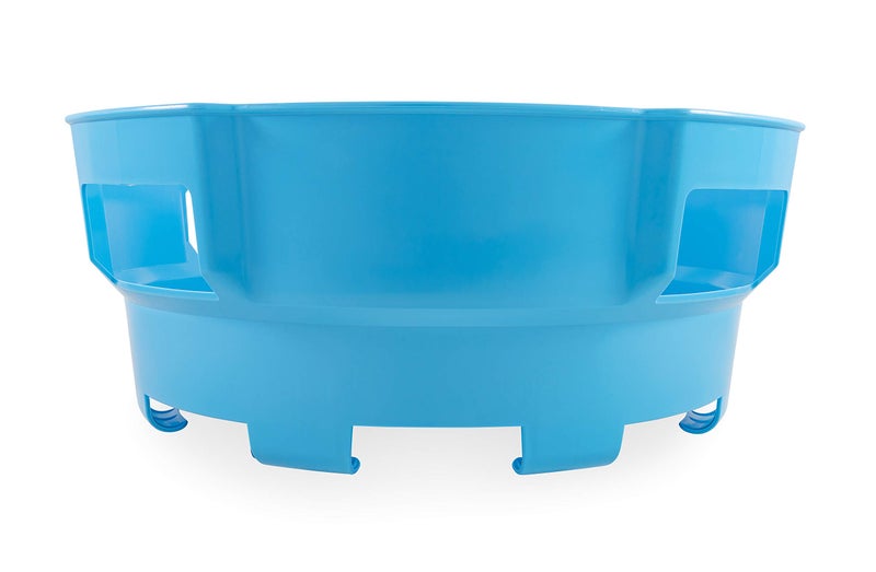 Camco 20167 RV Water Hose and Electrical Cord Basket, Blue - Provides Organization and Storage for Your RV Water Hoses and Electrical Cords - Holds Up to 75-feet of Hose - Image 2