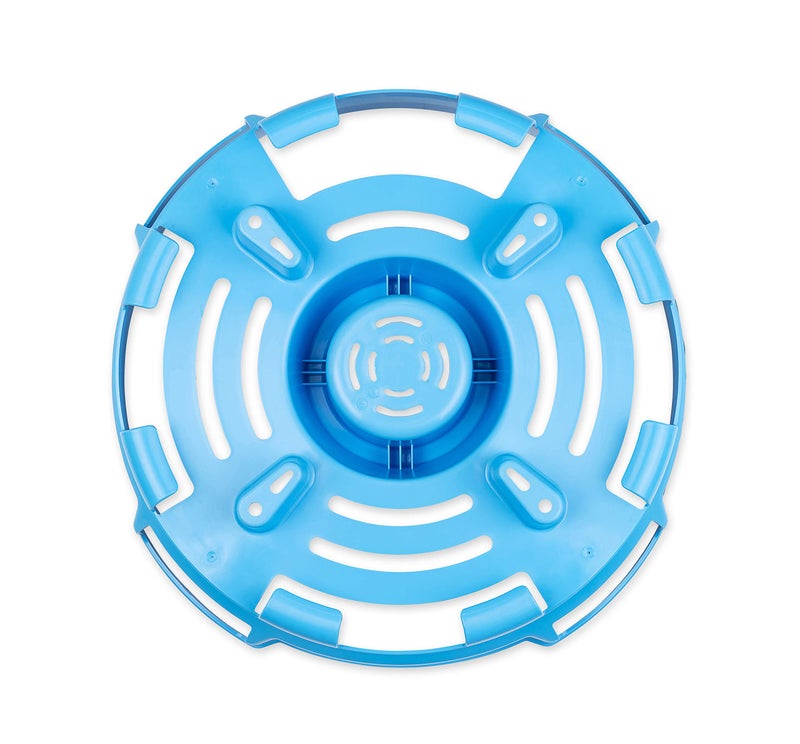 Camco 20167 RV Water Hose and Electrical Cord Basket, Blue - Provides Organization and Storage for Your RV Water Hoses and Electrical Cords - Holds Up to 75-feet of Hose - Image 3