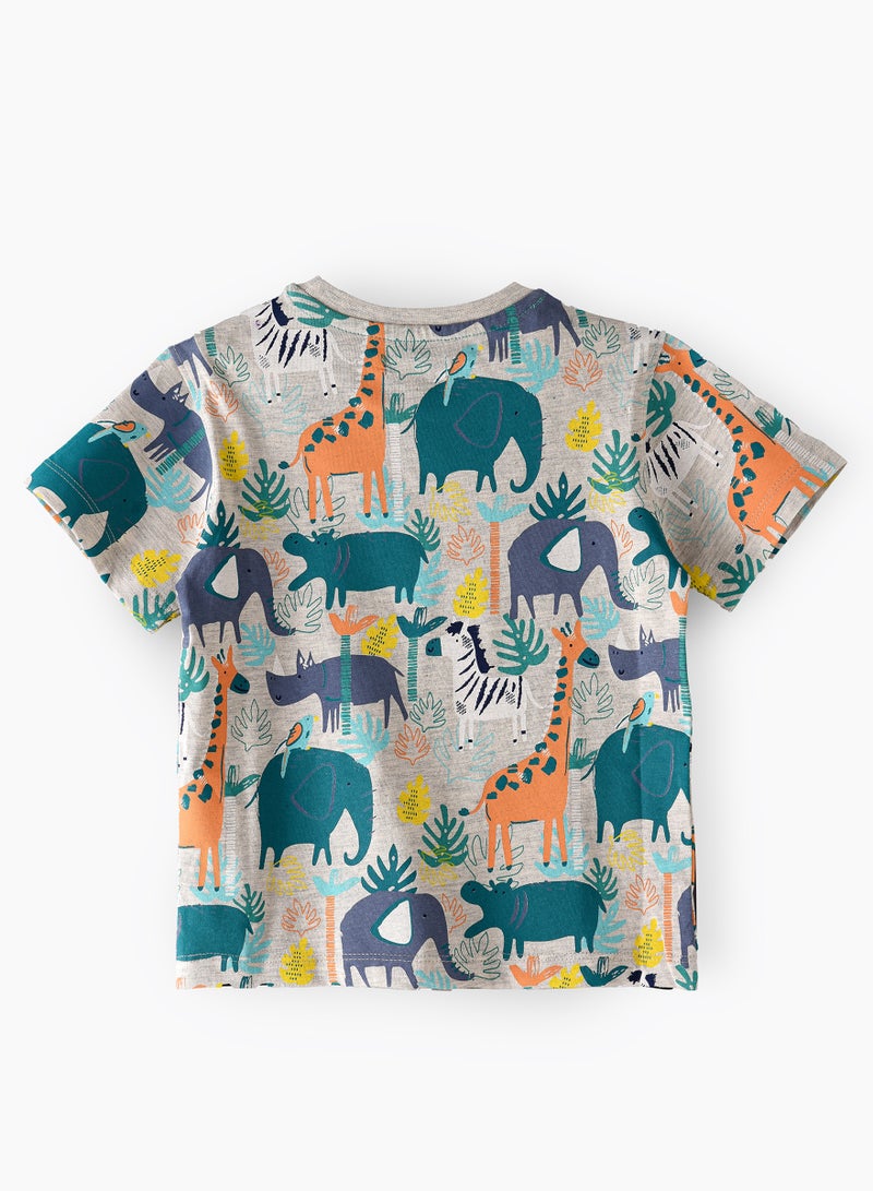 JAM Playful Prints & Comfy Cotton: Boys' Short-Sleeve Tees for Summer - Image 2