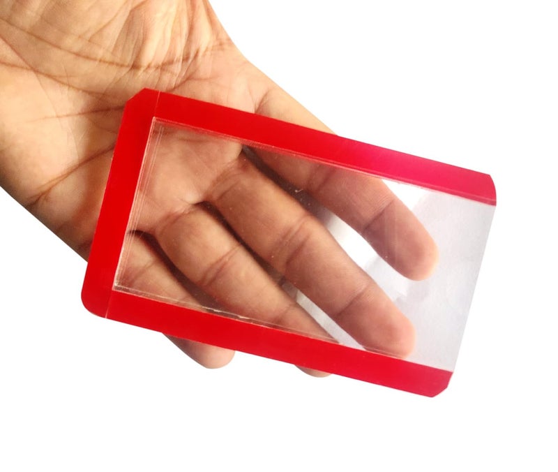 VADDA ID Card Cover Holder for Car with 3M Double Sided Tape - Image 1