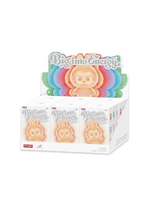 7-PACKS Doll Pendant  Labubu 3rd Generation Macaron Vinyl Plush Doll 17cm
