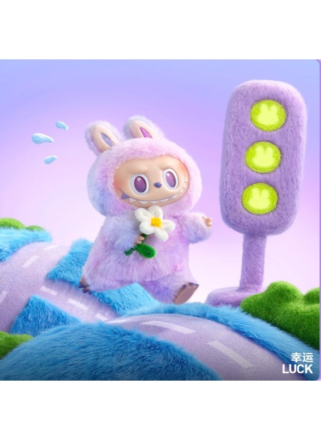 LABUBU - 7-PACKS Doll Pendant  Labubu 3rd Generation Macaron Vinyl Plush Doll 17cm - Image 1