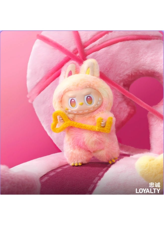 LABUBU - 7-PACKS Doll Pendant  Labubu 3rd Generation Macaron Vinyl Plush Doll 17cm - Image 1