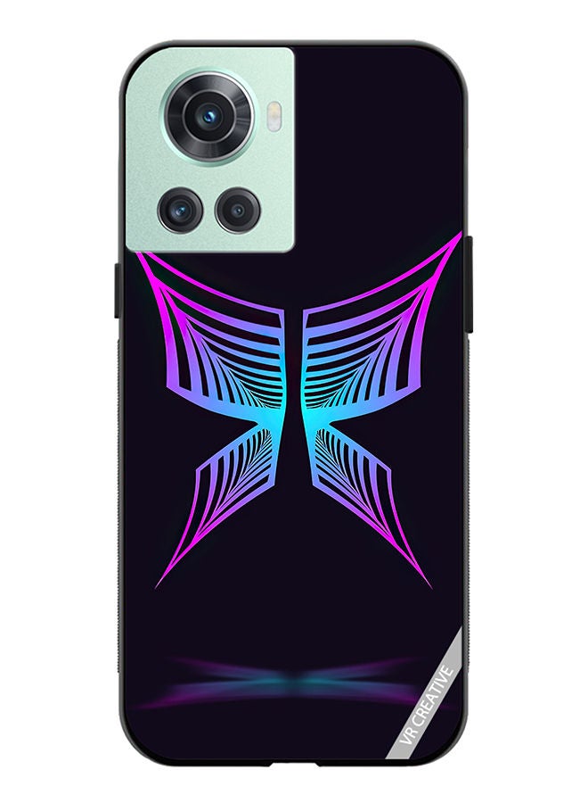 VR CREATIVE Protective Case Cover For OnePlus 10R Butterfly Design Multicolour - Image 1