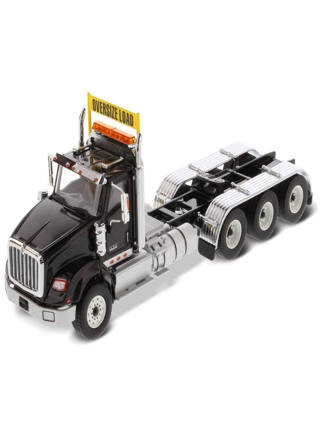 Diecast Masters International HX620 SBFA Day Cab Tridem Tractor | 1:50 Scale Model Semi Trucks Metallic Black by 71009 - Image 1