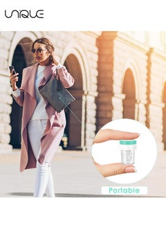 Unique 5 Pieces Contact Lens Cases Manually Contact Lens Washer Cleaner Portable Rotation Contact Lens Cleaning Container Contact Lens Soak Storage Kit for Travel Home  - Image 5