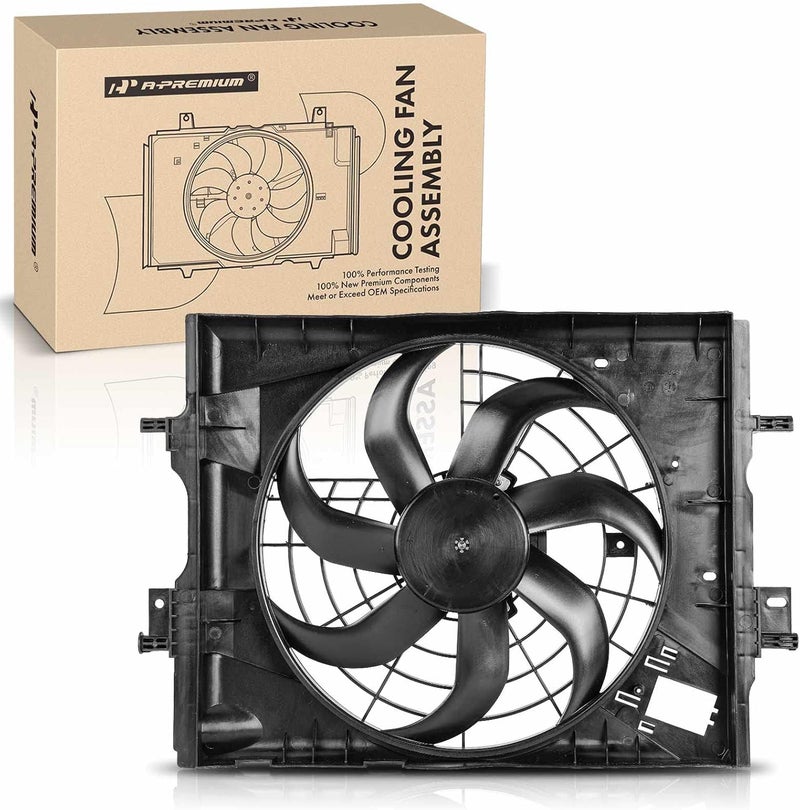 A-Premium A/C Condenser Fan Assembly for Nissan - Image 1