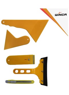 WINCA WINCA 7Pcs/set Car Window Tint Tools Kit Film Tinting Scraper Application Installation Durable Squeegee Window Foil Car Wrap Tools Set  - Image 2