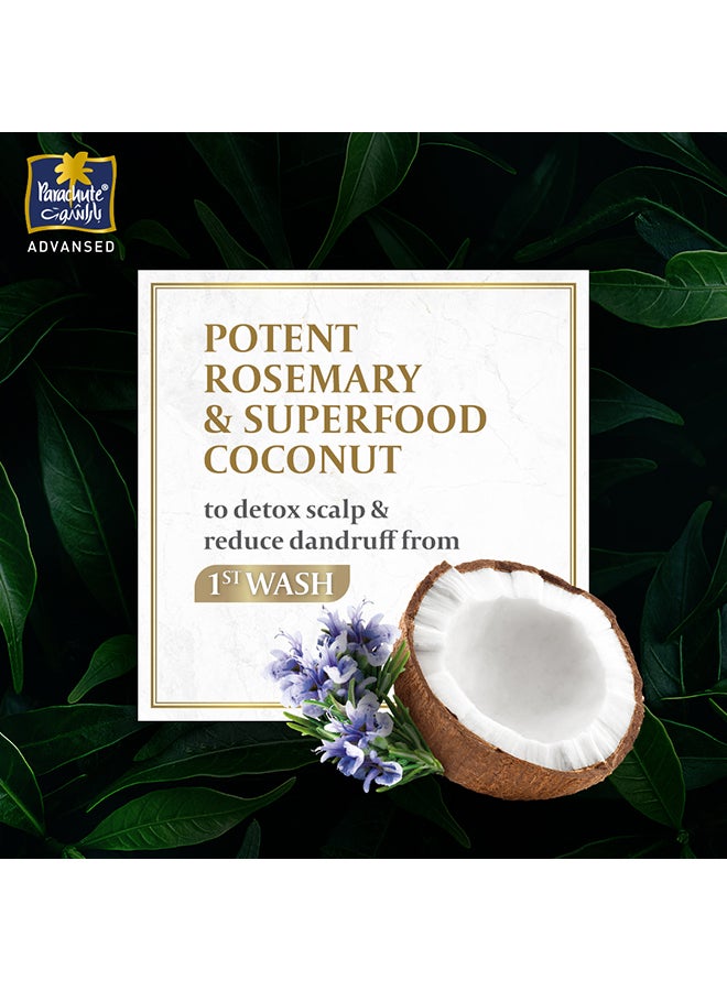 Parachute Anti-Dandruff Shampoo With Rosemary And Coconut 2 x 340ml  - Image 3