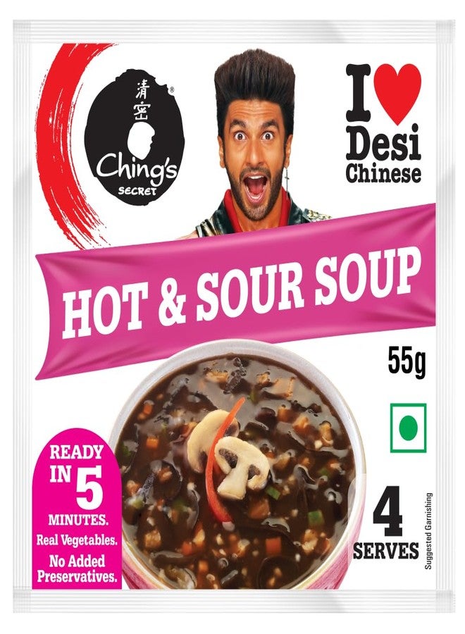Ching's Hot and Sour Cook Up Soup 55g - Image 1