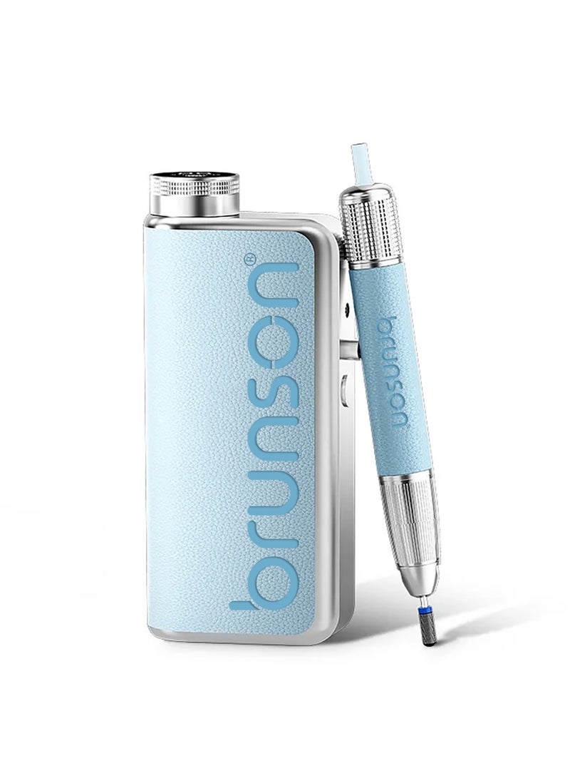 brunson Yacht Master Professional Nail Drill Machine 35000 RPM Waterproof Dustproof Cordless Rechargeable with Brushless Motor 24W Power 1 Year Warranty 1 Nail Drill Bit - Image 1