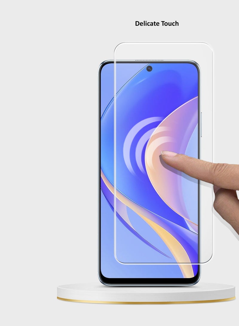 Wtech Vivo V30 Lite 2023 Premium Series Curved Edges 9H 2.5D Tempered Glass Screen Protector (MSG9CN) - Clear - Image 3