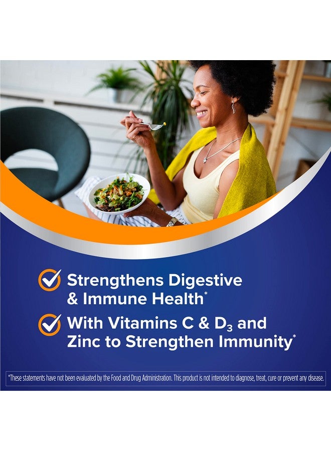 Florastor Florastor Select Immunity Boost Daily Probiotic & Immune Support Supplement for Women and Men, Saccharomyces Boulardii CNCM I-745 Plus Zinc, Vitamin C & D3 (30 Capsules)  - Image 2