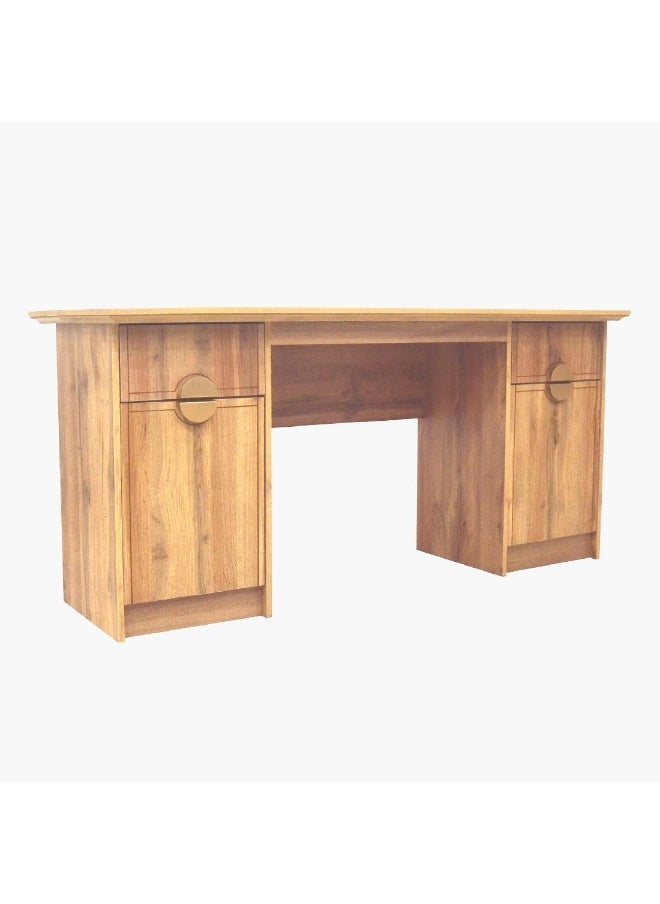 Home Box مكتب دراسة كارنيش مع 2 أبواب و 2 أدراج 60 × 76 × 160 سم  - Image 1