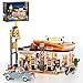 FUNWHOLE City GasStation LightingBuildingBricks Set Road Trip Modular Car Service Station Collection LED Light Building Set 1608 Pcs for Adults Teen and Travelling Enthusiasts - Image 3
