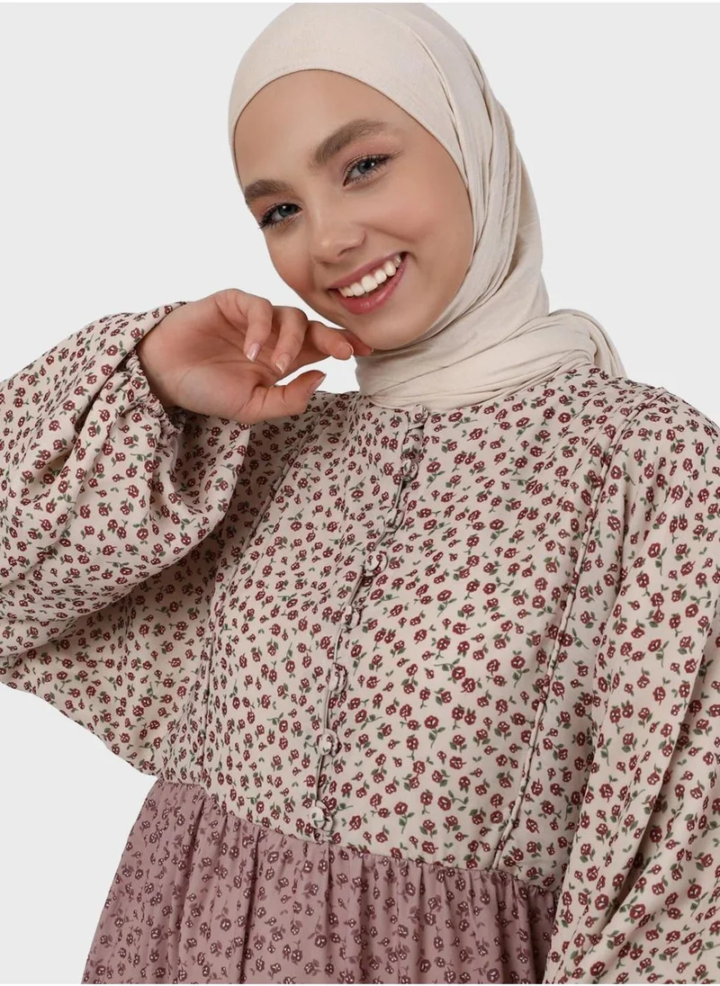 بنين من مودانيسا فستان بنمط كتل الألوان