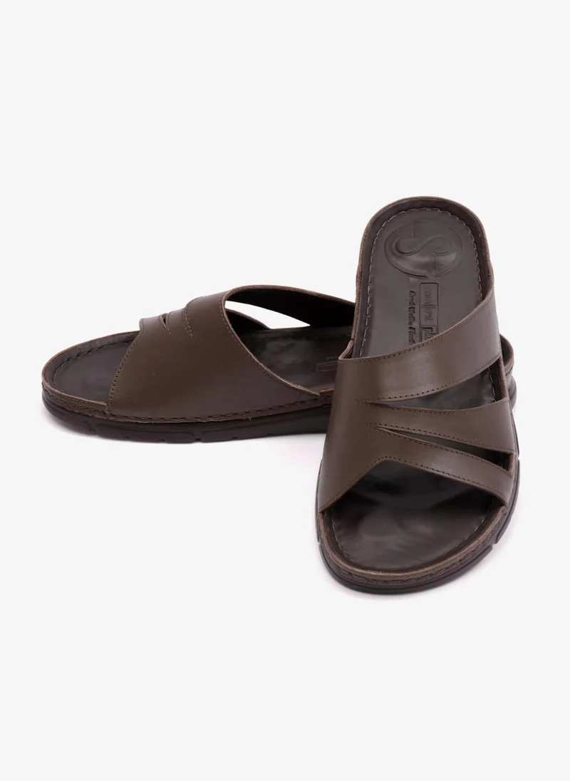 Comfort Plus COMFORT PLUS WOMENS SANDALS WITH FLEXIBLE OUSOLE BROWN