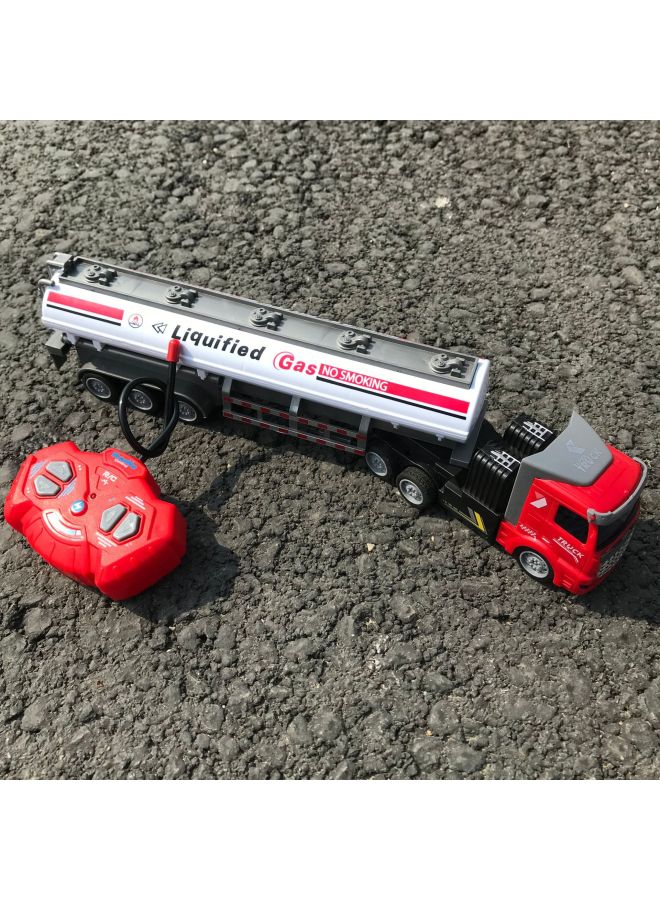 High-speed Rc Car Dual Motors For Off-road Driving Stunt Performances Durable Metal Frame-Color:QH200-14D Flat Head Fire Truck With 1 Inertia Truck  - Image 2