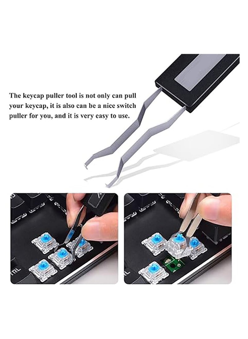 Generic - Keycap Puller Stainless Steel Key Keycap Removal Tool Keycaps Remover for Mechanical Keyboard for Removing Fixing keyboard tools - Image 1