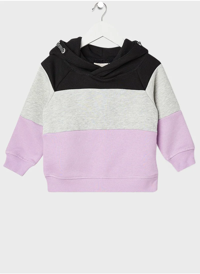 ONLY Kids Color Block Hoodie