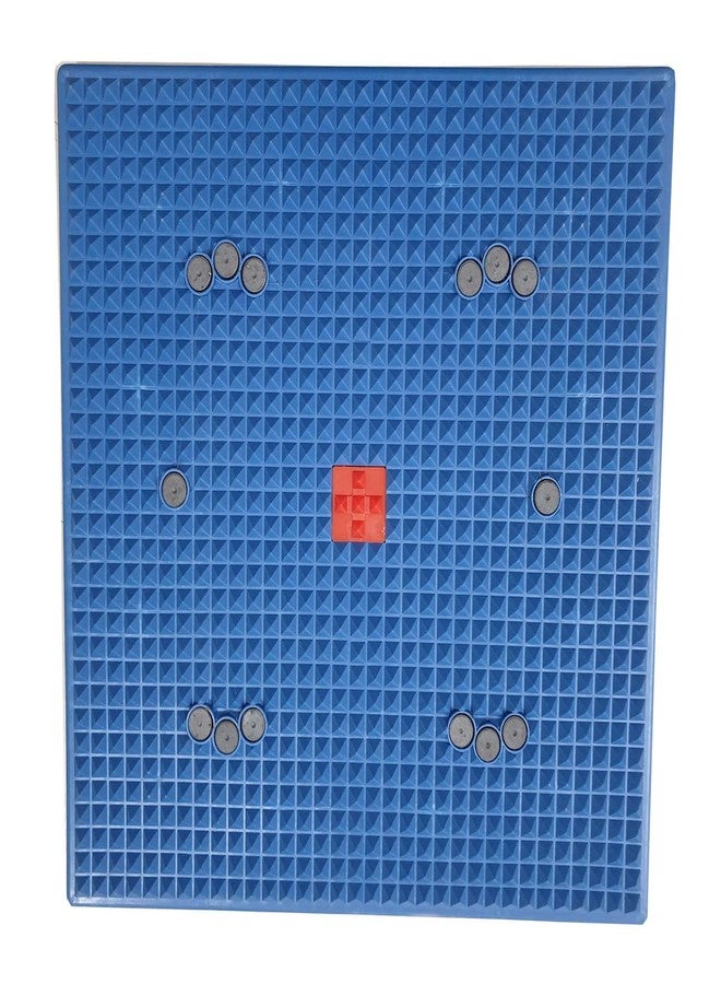 ANCS Acupressure Magnetic Power Foot Mat Deluxe 12inch x 12 inch (Walking Track, Flat Foot Mat) - Image 1