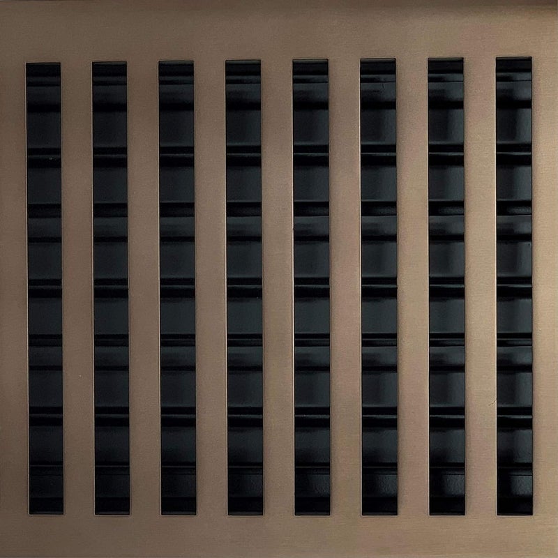 Madelyn Carter Contemporary Vent Cover, Solid Cast Brass, Oil Rubbed Bronze, 4 x 10 inches - Image 4