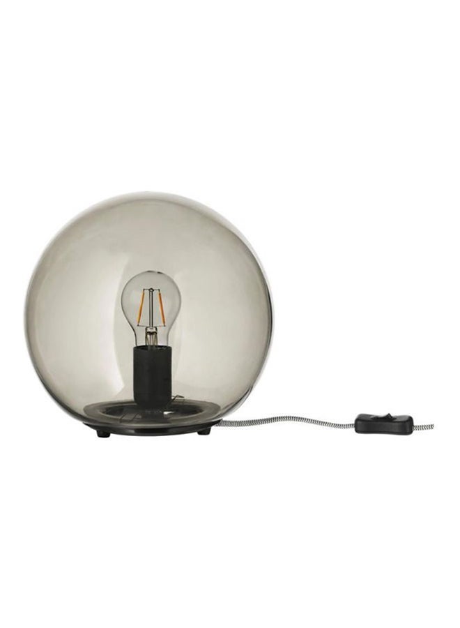 NIBEMINENT Round Bedside Table Lamp Clear