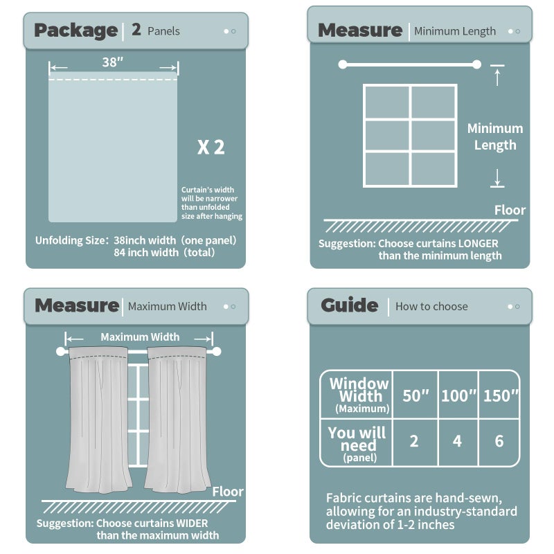 BGment Taupe 100% Blackout Curtains for Bedroom  84 inch Panels Black Out Rod Pocket and Back Tab Double Layer Room Darkening Living Room Drapes with Thermal Liner  2 Panels 38 x 84 Inch - Image 4