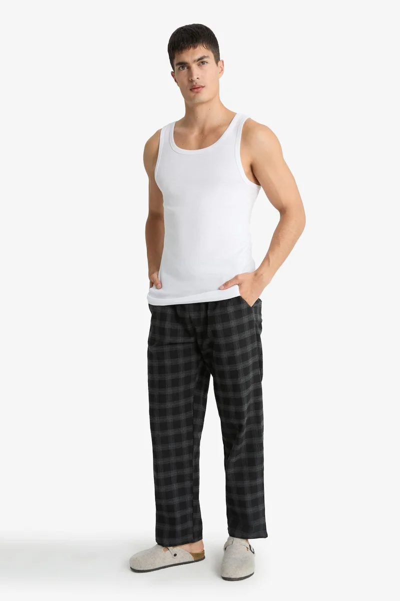 Defacto  Slim Fit Narrow Cut Camisole 2 Piece Undershirts for Men | Best Price UAE